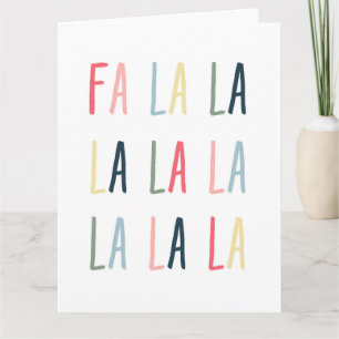 Tarjeta de felicitación plegada para navidades