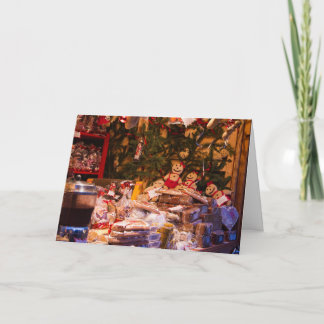 Tarjeta de felicitación plegada para navidades