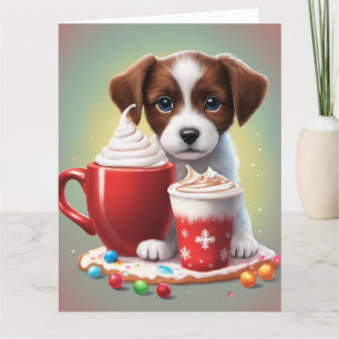 Tarjeta de felicitación plegada para navidades