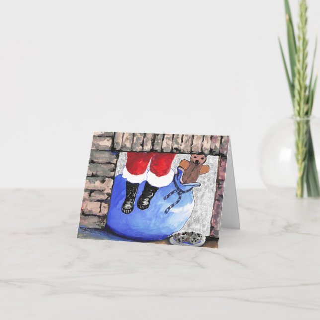 Tarjeta de felicitación plegada para Navidades de  (Anverso)