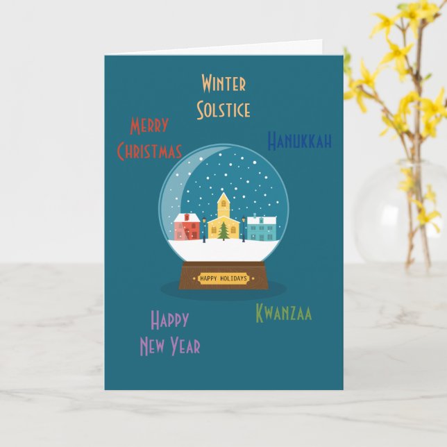 Tarjeta de felicitación plegada para saludos de te (flor amarilla)