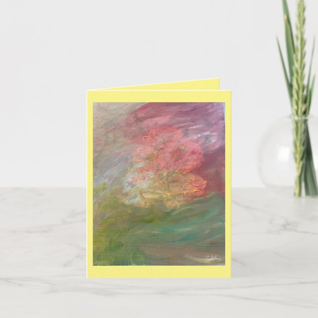 Tarjeta de felicitación plegada, pequeña, de 4" x  (Anverso)
