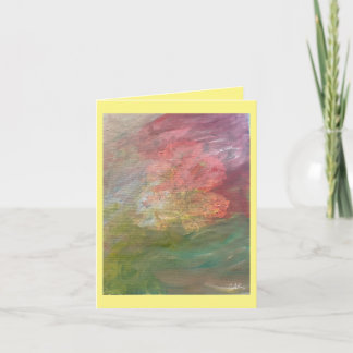 Tarjeta de felicitación plegada, pequeña, de 4" x