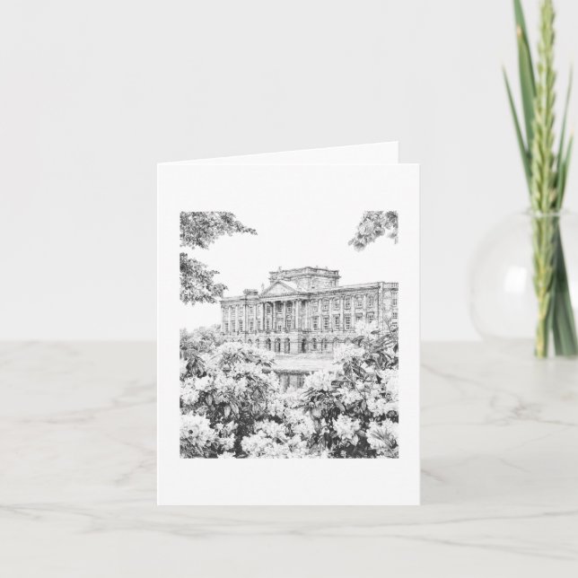 Tarjeta de felicitación plegada, pequeña, de 4" x  (Anverso)