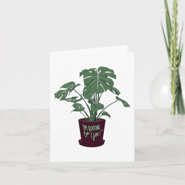 Tarjeta de felicitación plegada, pequeña, de 4" x  (Anverso)
