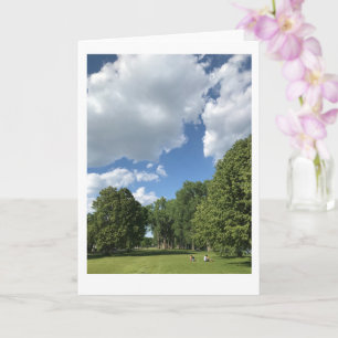 Tarjeta de felicitación plegada, pequeña, de 4" x