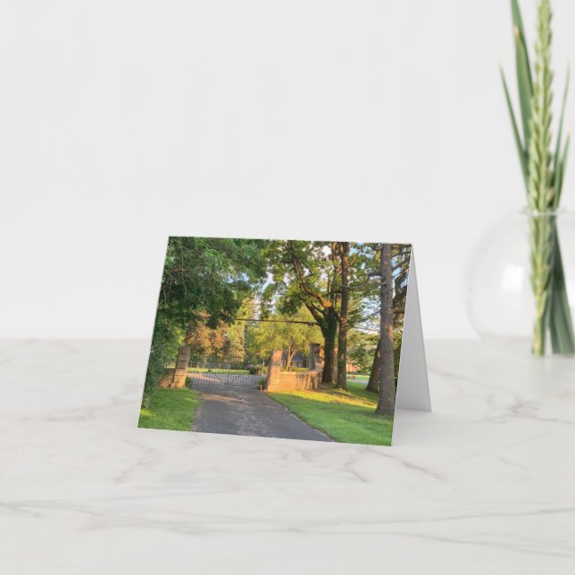 Tarjeta de felicitación plegada, pequeña, de 4" x  (Anverso)