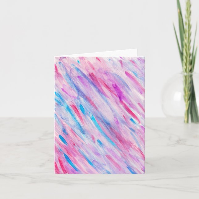 Tarjeta de felicitación plegada, pequeña, de 4" x  (Anverso)