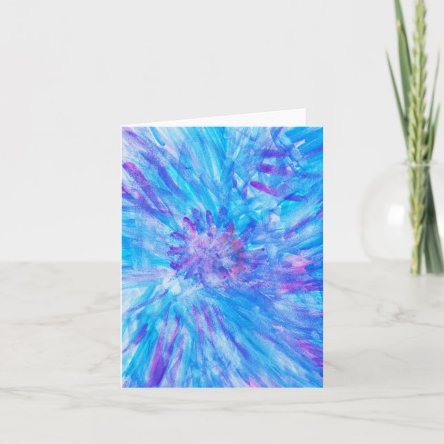 Tarjeta de felicitación plegada, pequeña, de 4" x  (Anverso)