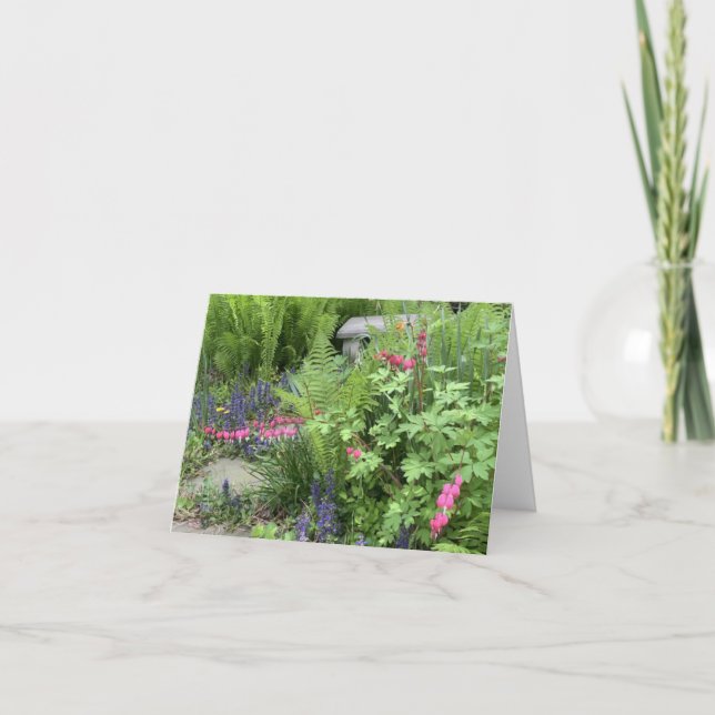 Tarjeta de felicitación plegada, pequeña, de 4" x  (Anverso)