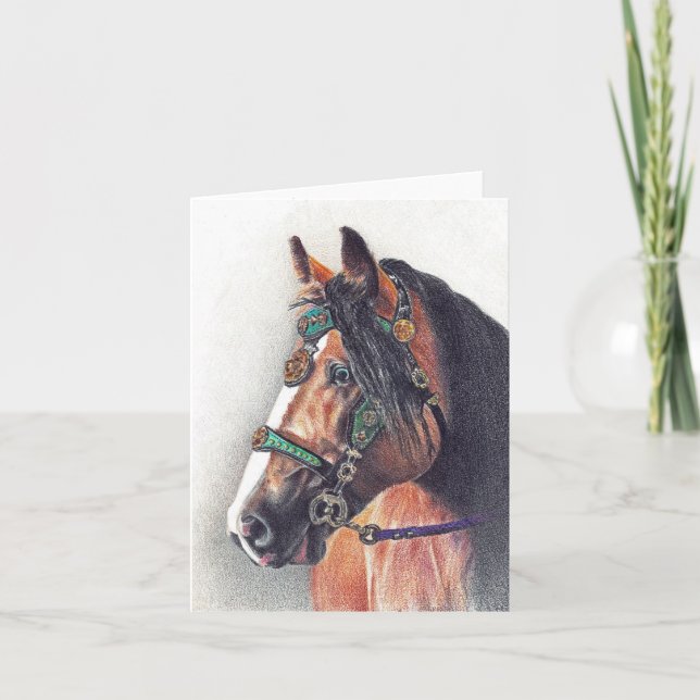 Tarjeta de felicitación plegada, pequeña, de 4" x  (Anverso)