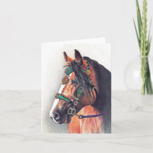 Tarjeta de felicitación plegada, pequeña, de 4" x 