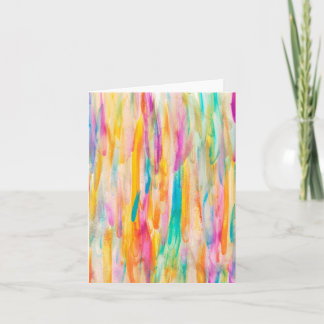 Tarjeta de felicitación plegada, pequeña, de 4" x 