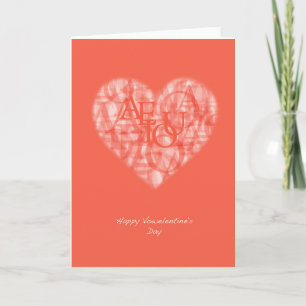 Tarjeta de felicitación plegada, pequeña, de 4" x 