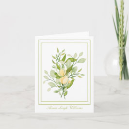 Tarjeta de felicitación plegada personalizada Bouq