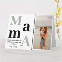 Tarjeta de felicitación plegada personalizada para