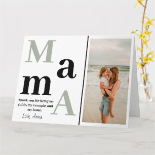 Tarjeta de felicitación plegada personalizada para
