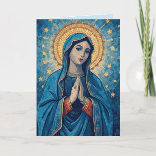 Tarjeta de felicitación plegada plegada de la fami