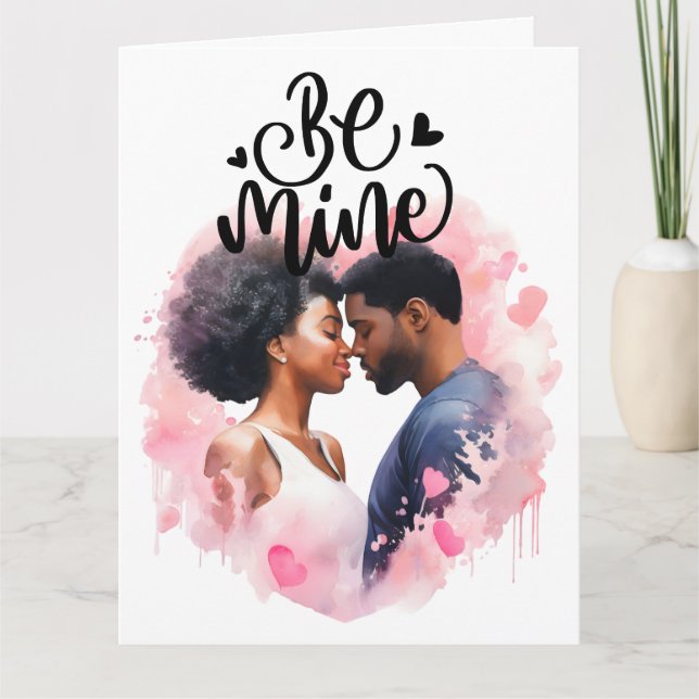 Tarjeta de felicitación plegada por amor (Anverso)