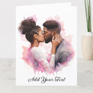 Tarjeta de felicitación plegada por amor