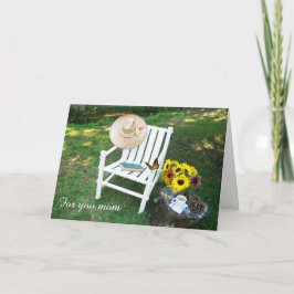 Tarjeta de felicitación plegada por el Día de la M