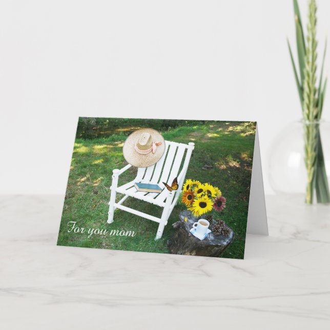 Tarjeta de felicitación plegada por el Día de la M (Anverso)