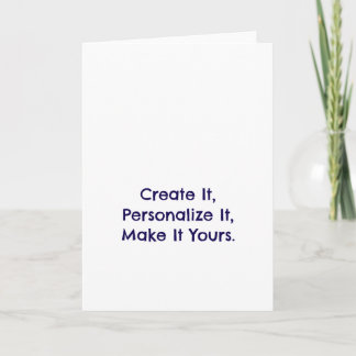 Tarjeta de felicitación plegada sencilla profesion