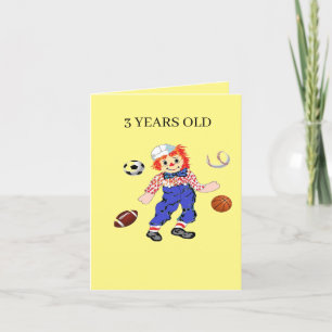 Tarjeta de felicitación plegada : Tarjeta de cumpl