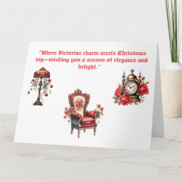 Tarjeta de felicitación plegada - Tarjeta de Navid