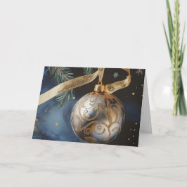 Tarjeta de felicitación plegada Tarjeta de Navidad