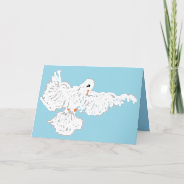 Tarjeta de felicitación plegada : Tarjeta de nota  (Anverso)