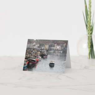 Tarjeta de felicitación plegada Weymouth Dorset