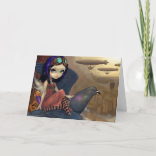 Tarjeta de felicitación "Poe's Flight"