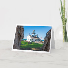 Tarjeta de felicitación Point Pinos LIghthouse