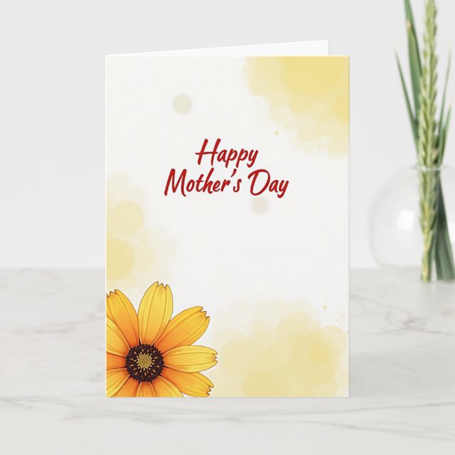 Tarjeta de Felicitación Polka Dot Bloom (Anverso)