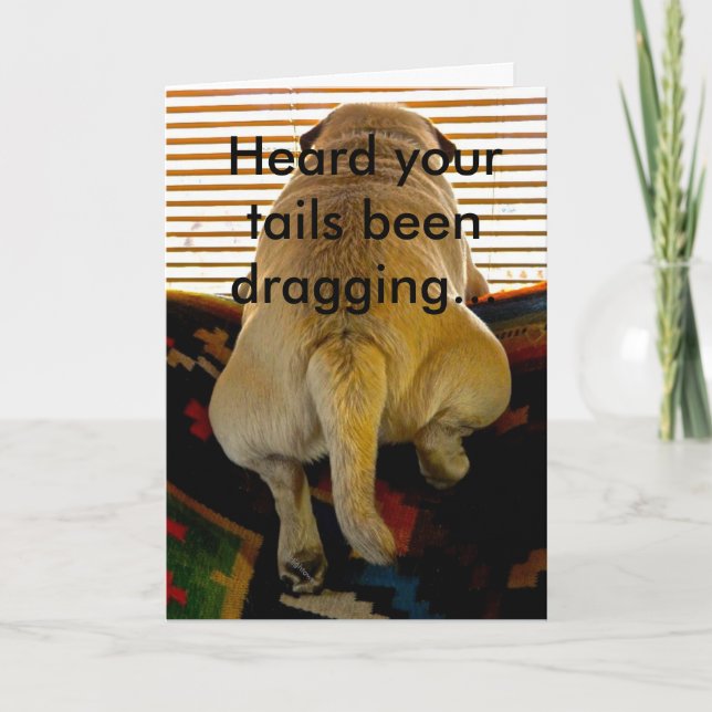 Tarjeta de felicitación - Ponte bien - Puppytale (Anverso)