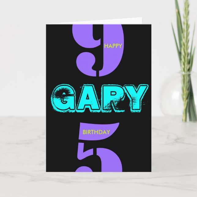 Tarjeta de felicitación POP de cumpleaños 95 perso (Anverso)