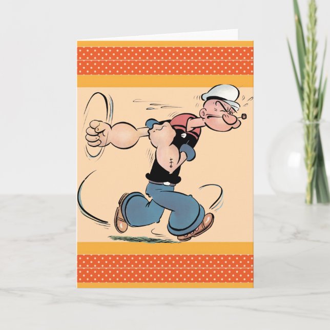 Tarjeta de felicitación Popeye (Anverso)