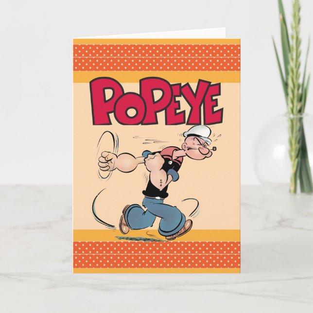 Tarjeta de felicitación Popeye (Anverso)