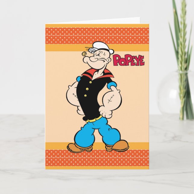 Tarjeta de felicitación Popeye (Anverso)