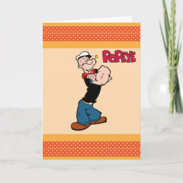 Tarjeta de felicitación Popeye