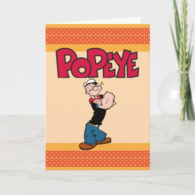 Tarjeta de felicitación Popeye (Anverso)