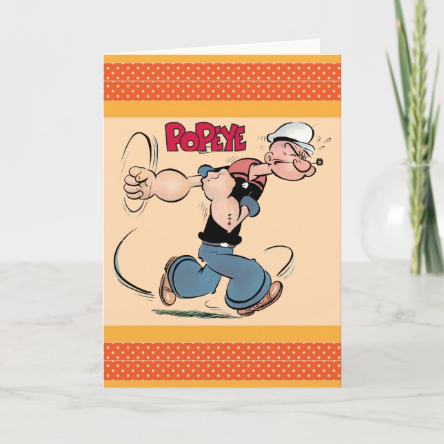 Tarjeta de felicitación Popeye (Anverso)