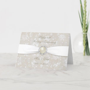 Tarjeta de Felicitación por 30 Años de Bodas de Da