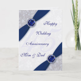Tarjeta de Felicitación por 45 Aniversario de Boda