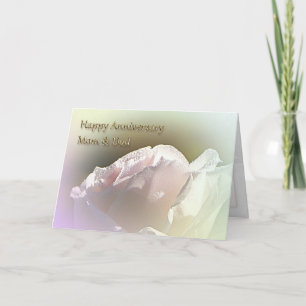 Tarjeta de Felicitación por Aniversario de Boda de