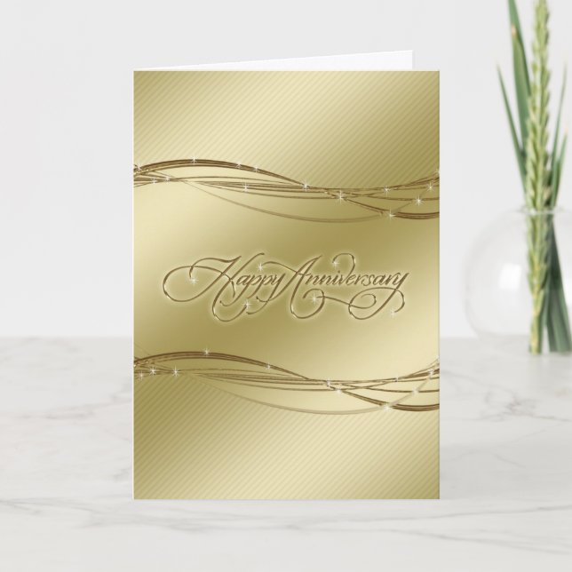 Tarjeta de Felicitación por Bodas de Oro (Anverso)
