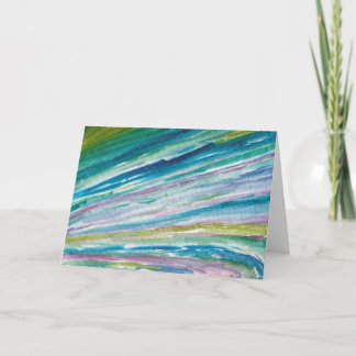 Tarjeta de felicitación por colores felices