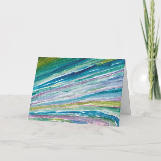 Tarjeta de felicitación por colores felices (Anverso)