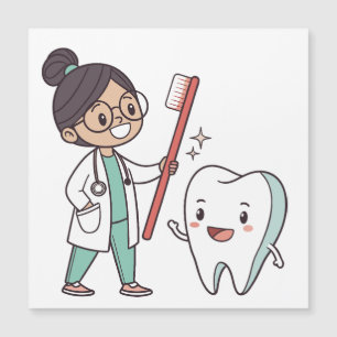 Tarjeta de felicitación por cuidado dental dental